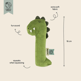Trixie Squeaker Plush Toy | Organic Cotton Soft Squeaky Animal Gift - My Little Thieves