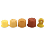 Trixie Stacking Cups Toy 5 Piece | Silicone Bath & Play Cups - My Little Thieves