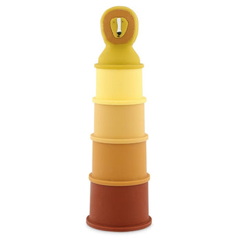 Trixie Stacking Cups Toy 5 Piece | Silicone Bath & Play Cups - My Little Thieves