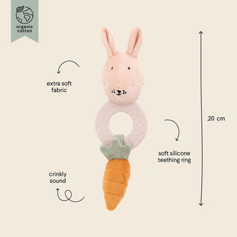 Trixie Teething Toy Collection Mr. Lion, Mr. Dino, And Mrs. Rabbit | Soft Toys - My Little Thieves