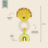 Trixie Teething Toy Collection Mr. Lion, Mr. Dino, And Mrs. Rabbit | Soft Toys - My Little Thieves