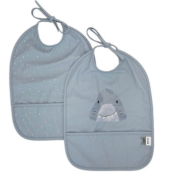 Trixie Waterproof Kids Bibs 2 Pack | Easy Clean Eco Friendly Mealtime - My Little Thieves