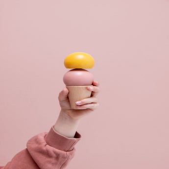Trixie Wooden Ice Cream Shop | Magnetic Scoop Pretend Play Toy - My Little Thieves