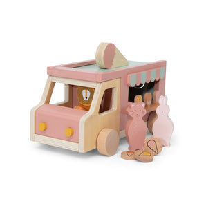 Trixie Wooden Ice Cream Truck | Fsc Certified Pretend Play Toy For Kids - My Little Thieves