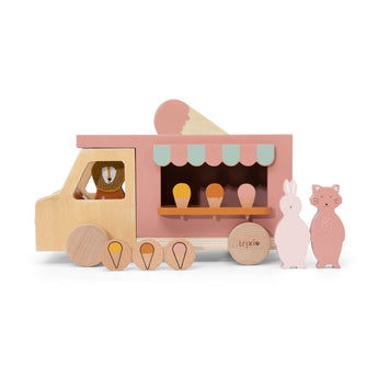 Trixie Wooden Ice Cream Truck | Fsc Certified Pretend Play Toy For Kids - My Little Thieves