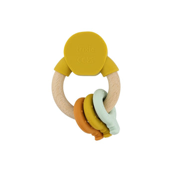 Trixie Wooden Silicone Activity Ring Toy | Teething Keys For Babies - My Little Thieves
