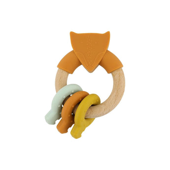 Trixie Wooden Silicone Activity Ring Toy | Teething Keys For Babies - My Little Thieves