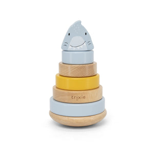 Trixie Wooden Stacking Toy For Kids | Educational Toddler Gift 12 M+ - My Little Thieves