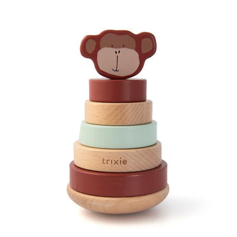 Trixie Wooden Stacking Toy For Kids | Educational Toddler Gift 12 M+ - My Little Thieves
