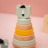 Trixie Wooden Stacking Toy For Kids | Educational Toddler Gift 12 M+ - My Little Thieves