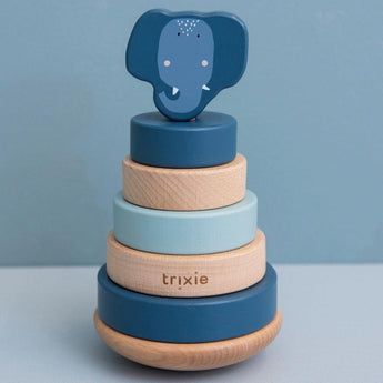 Trixie Wooden Stacking Toy For Kids | Educational Toddler Gift 12 M+ - My Little Thieves