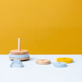 Trixie Wooden Stacking Toy For Kids | Educational Toddler Gift 12 M+ - My Little Thieves