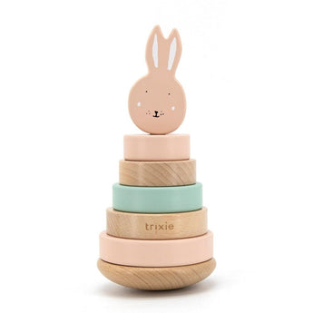 Trixie Wooden Stacking Toy For Kids | Educational Toddler Gift 12 M+ - My Little Thieves
