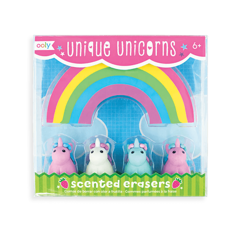  Unique Unicorns Scented Erasers - Set of 5 - My Little Thieves