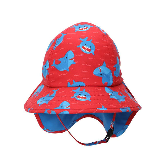 UPF 50+ Cape Sun hat - Blue Shark - My Little Thieves