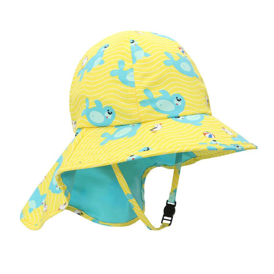 UPF 50+ Cape Sun hat - Seal - My Little Thieves