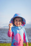 UPF 50+ Cape Sun hat - Sophie the Shark - My Little Thieves