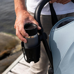 Stokke YOYO Cup Holder lifestyle on stroller