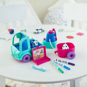 Crayola Scribble Scrubbie Grooming Truck lifestyle scene