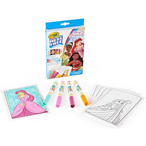 Crayola Color Wonder Disney Princess Mini Box contents and activity set