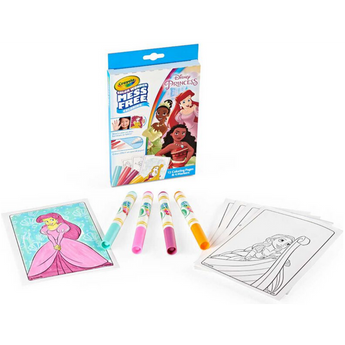 Crayola Color Wonder Disney Princess Mini Box contents and activity set