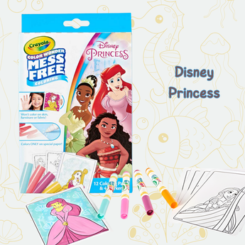 Crayola Color Wonder Disney Princess activity lifestyle layout