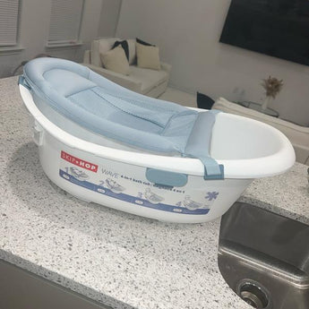 Skip Hop Wave 4-in-1 Baby Bath Tub lifestyle home setting