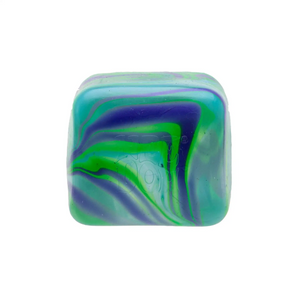 NeeDoh Nice Cube Swirl green purple blue product detail
