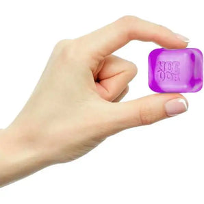 NeeDoh Nice Ice Baby Purple lifestyle in hand