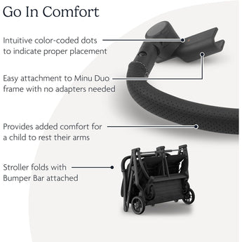 Upp Ababy Bumper Bar For Minu Duo Stroller | Essential Accessory - My Little Thieves