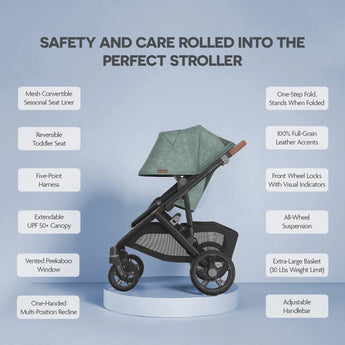 Upp Ababy Vista V3 Stroller Carbon Frame | Premium Family Buggy - My Little Thieves