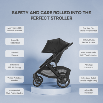 Upp Ababy Vista V3 Stroller Carbon Frame | Premium Family Buggy - My Little Thieves