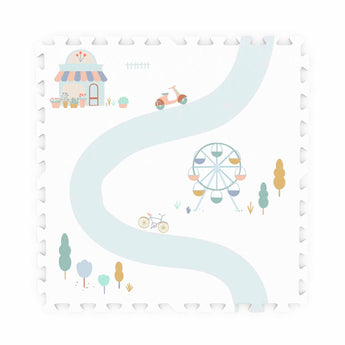 Village - Icons EVA Puzzlemat - 120 x 180 cm - My Little Thieves