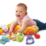 Baby using VTech Tummy Time Discovery Pillow (80-506800)