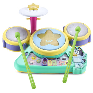 VTech Bluey Hooray Drum Set (80-573400) front view