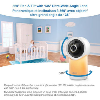 VTech Smart Wi Fi Hd Pan Tilt Baby Monitor | Baby Pillow & Mattress - My Little Thieves