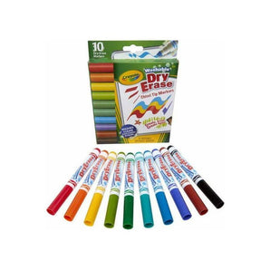 Washable Dry Erase Markers, Wedge Tip, 10 count - My Little Thieves