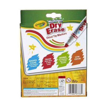 Washable Dry Erase Markers, Wedge Tip, 10 count - My Little Thieves