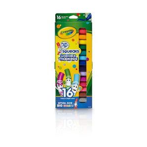 Washable Pip - Squeaks Markers, 16 Count - My Little Thieves