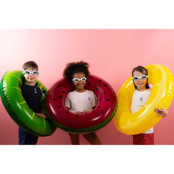 Waterplops Blue Junior Swimming Goggles Ultra Soft Band With Dinos Adventures | Swim Accessories - My Little Thieves