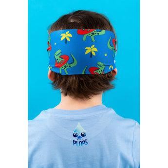 Waterplops Blue Junior Swimming Goggles Ultra Soft Band With Dinos Adventures | Swim Accessories - My Little Thieves