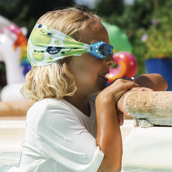Waterplops Boy Swimming Goggles Frog Design | Swim Gear - My Little Thieves