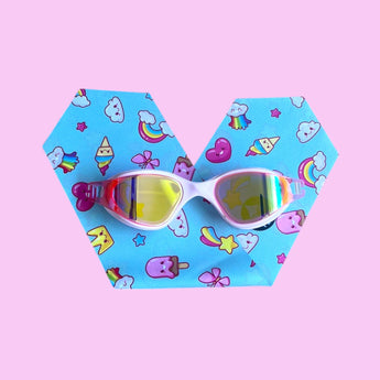 Waterplops Girl Junior Swimming Goggles Kawaii Design | Swim - My Little Thieves