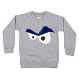 Wauw Capow Grey Blue Cooper Sweatshirt | Kids Fashion - My Little Thieves