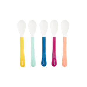 Babymoov White Head Silicone Spoons for Babies
