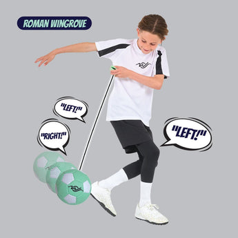 Wingrove Size 3 Interactive Training Football | Voice Command Skills Ball For Kids - My Little Thieves