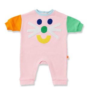 Halycon Nights Pink Baby Jumpsuit