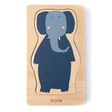 Wooden 4 - layer animal puzzle - My Little Thieves