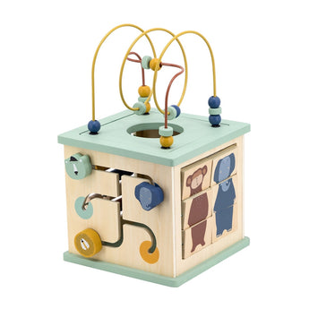 Wooden 5 - in - 1 activity cube - My Little Thieves