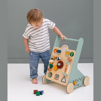Wooden animal activity walker - My Little Thieves